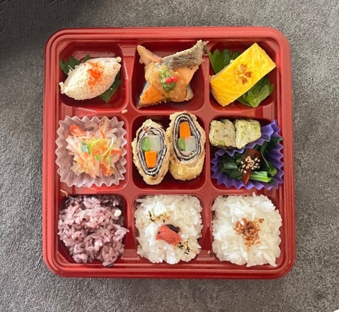 まめ桜 日々彩菜弁当